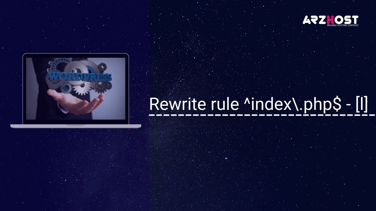 Rewrite rule ^index\.php$ - [l]